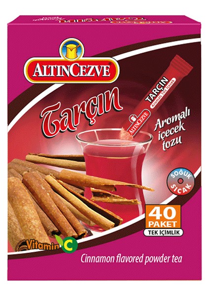 Tarçın Aromalı Tek Içimlik Içecek Tozu 40 x 1.5 gr