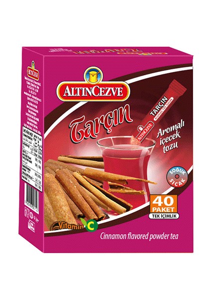 Tarçın Aromalı Tek Içimlik Içecek Tozu 40 x 1.5 gr