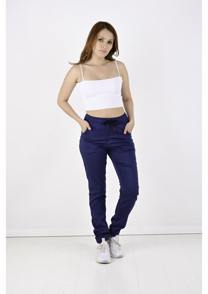 Jogger, Bel ve Paça Lastikli Bayan PANTOLON-1000