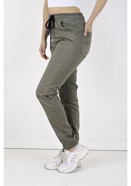 Jogger, Bel ve Paça Lastikli Bayan PANTOLON-1000 fırsatları