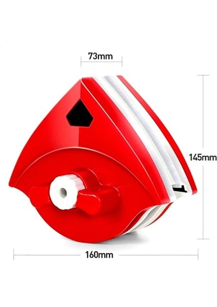 Ayarlanabilir Mıknatıslı Çift Cam Pencere Silme Aparatı 3-30 mm