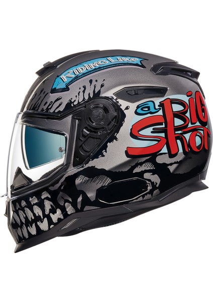 SX.100 Bıg Shot Gri Kask (2x-Large Beden)
