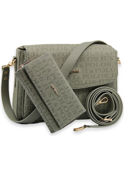 Kadın 3 Bölmeli Mıknatıs Kapaklı El ve Omuz Çantası MDS2186-1003