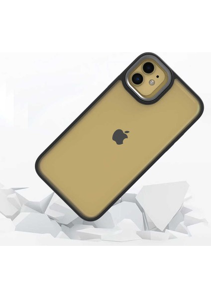 iPhone 13 Pro ile Uyumlu Kılıf Kontrast Renk Tasarımlı Cynosure Kapak Mavi