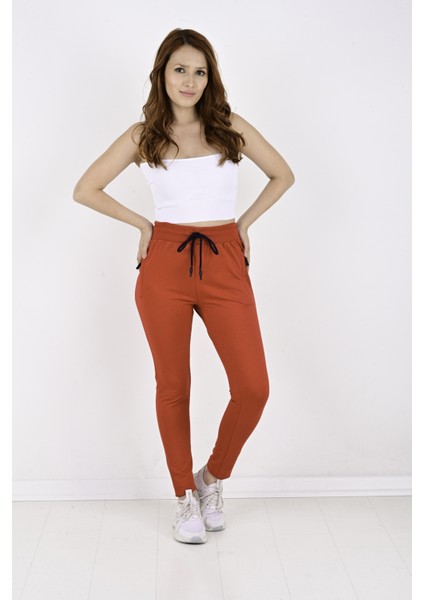 2 Iplik Paça Reşme Düz Bayan Eşofman ALTI-2215