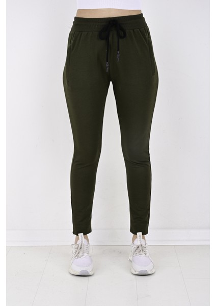 2 Iplik Paça Reşme Düz Bayan Eşofman ALTI-2215 modelleri