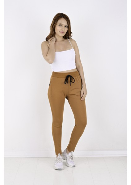 2 Iplik Paça Reşme Düz Bayan Eşofman ALTI-2215