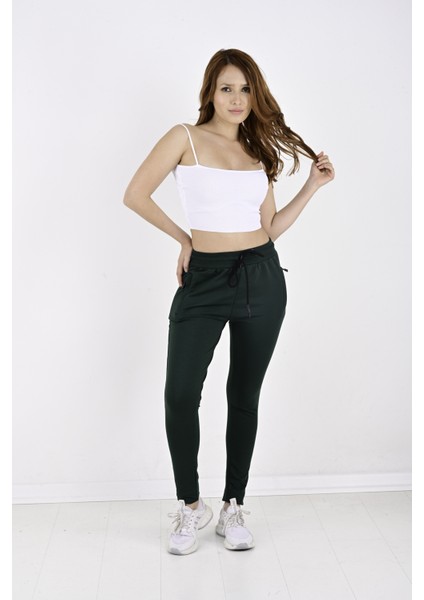 2 Iplik Paça Reşme Düz Bayan Eşofman ALTI-2215