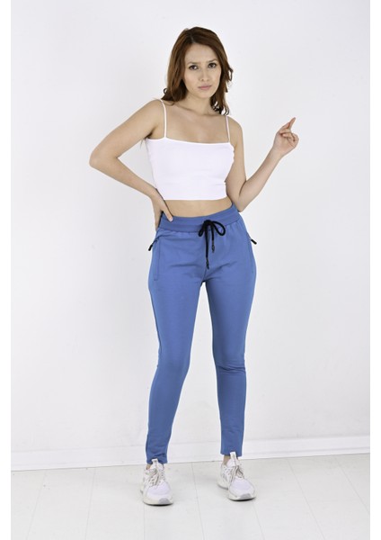 2 Iplik Paça Reşme Düz Bayan Eşofman ALTI-2215 fiyatları