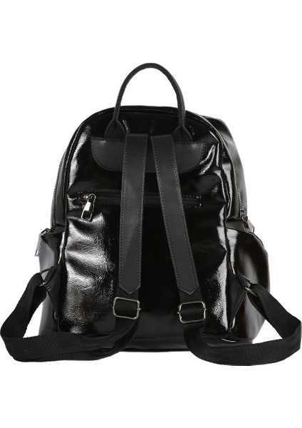 Siyah Rugan Kadın Suni Deri Çanta fiyatları