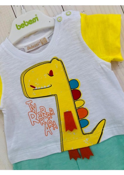 Bebessi Sevimli Karikatür Dinozor Desenli Tulum modelleri