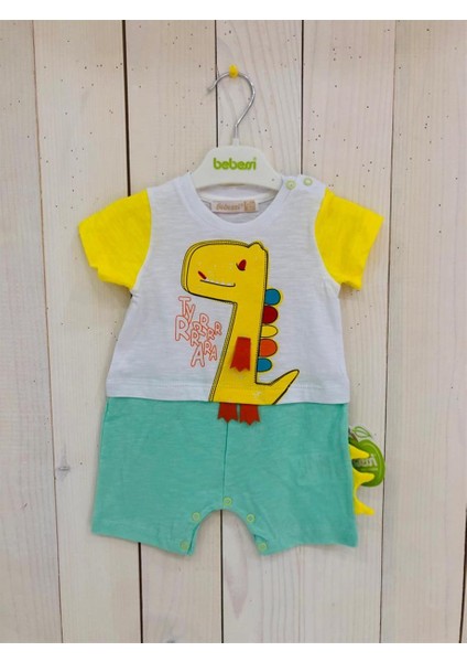 Bebessi Sevimli Karikatür Dinozor Desenli Tulum fırsatları