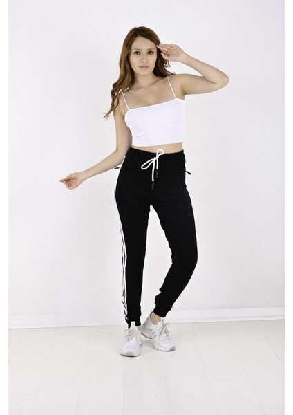 2 Iplik Yanları 3 Şeritli Bayan Eşofman ALTI-2220