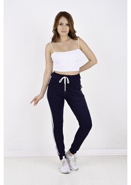 2 Iplik Yanları 3 Şeritli Bayan Eşofman ALTI-2220