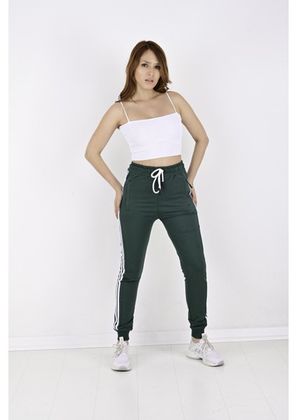 2 Iplik Yanları 3 Şeritli Bayan Eşofman ALTI-2220