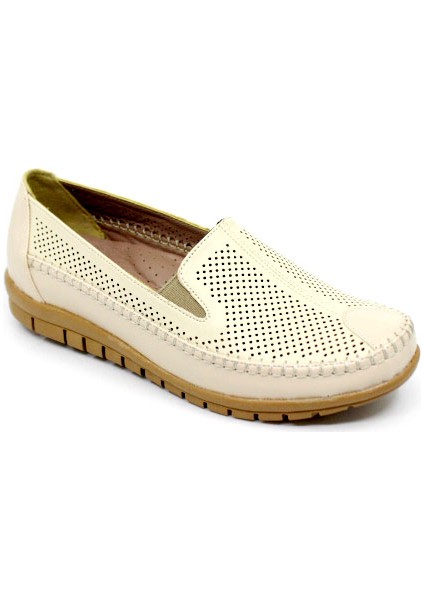 217 Kadın Krem Günlük Kullanım Comfort Ayakkabı fiyatları