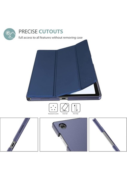 Samsung Galaxy Tab A8 10.5 SM-X200 X205 X207 Kılıf Pu Deri Smart Standlı Case modelleri