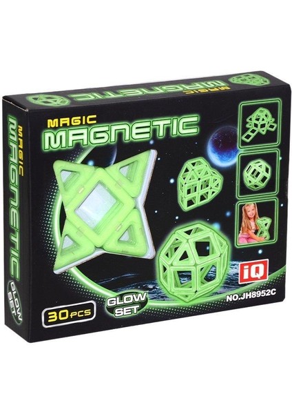KZL-JH8952C Kızılkaya, Sihirli Parlayan Manyetik Set 30 Parça fiyatları