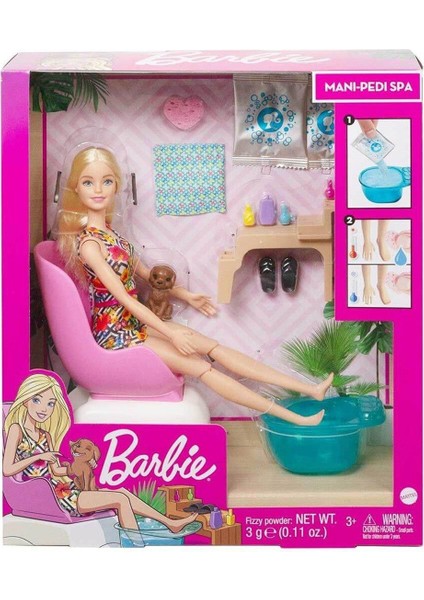 GHN07 Barbie® Sağlıklı Tırnak Bakımı Oyun Seti