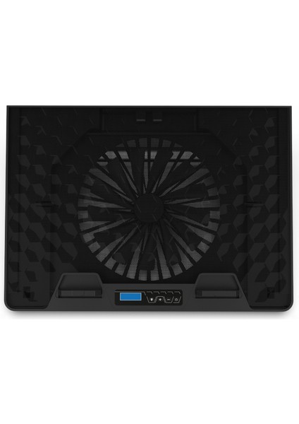 INC-608GMS Arrax Serıes Bıg Fan, Rgb Frame, LCD Panel, 7 Rgb Mode, 5 Steps 13 ”-18” Gaming Notebook Soğutucu