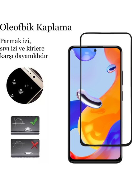 Xiaomi Redmi Note 11 Pro Kırılmaz Cam 5d Tam Kaplayan 9h Temperli Ekran Koruyucu