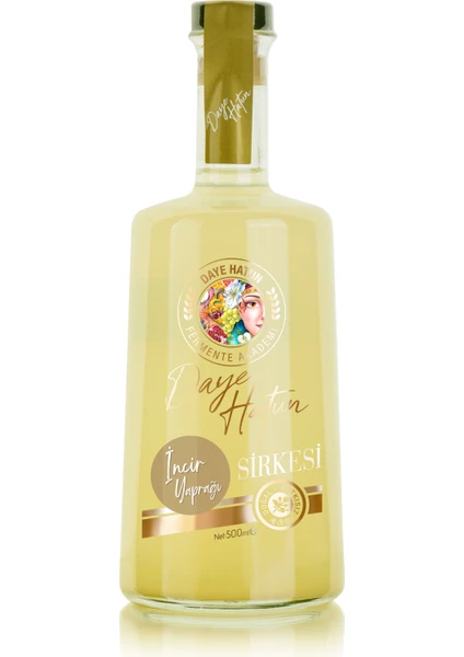 İncir Yaprağı Sirkesi / Fig Leaf Vinegar Doğal Fermente Canlı Sirke / Naturally Fermented  500 Ml