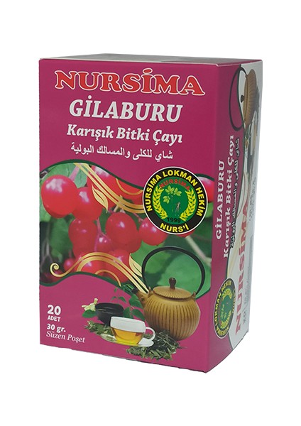 Selcukavm Gilaburu Karışık Bitki Çayı 20 Adet Süzen Poşet