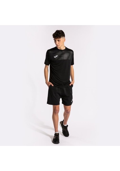 102743,1 Montreal Short Sleeve Siyah Tenis Erkek Tişört