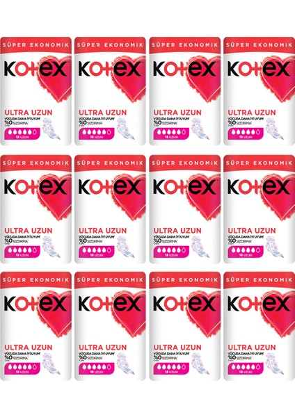 Ultra Süper Ekonomik Paket Uzun 18'li x 12 Paket