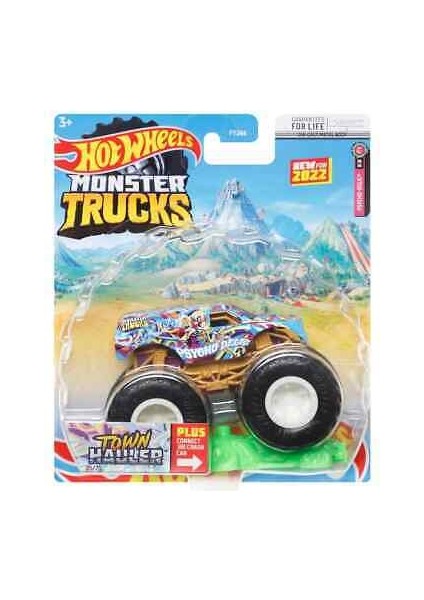 Monster Truck 1:64 Arabalar Town Hauler Psycho Delic