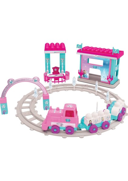 Buzlar Ülkesi Tren Oyun Seti 52 Parça