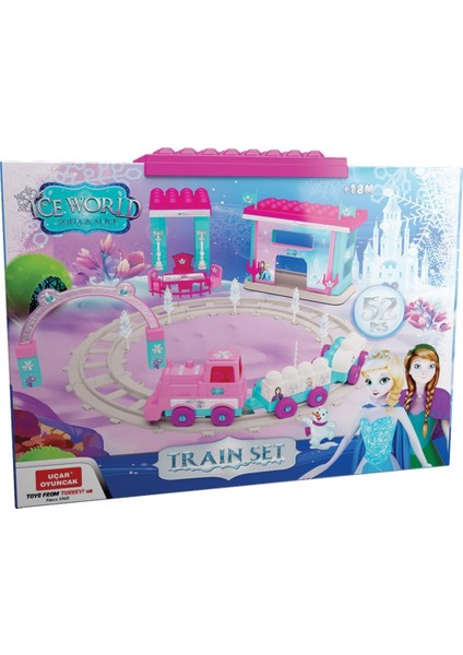 Buzlar Ülkesi Tren Oyun Seti 52 Parça fiyatları