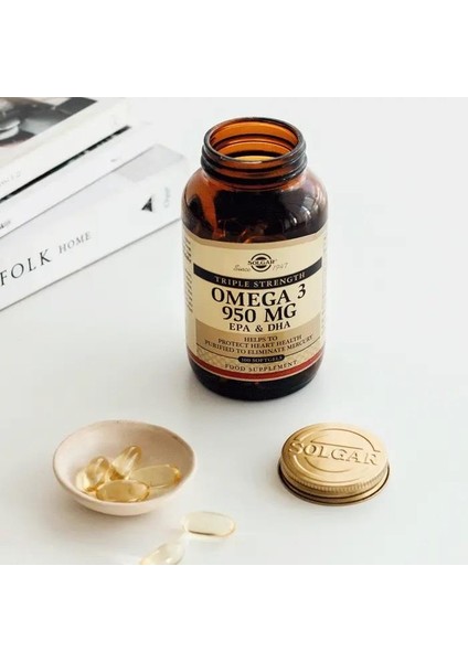 Omega-3 950 Mg 100 Kapsül 2 Adet