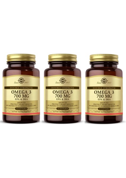 Omega-3 700 Mg 30 Softgel 3 Adet
