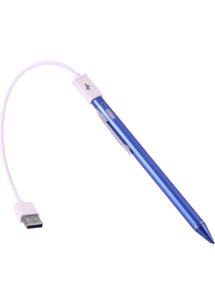 2.3mm Süper Yasal Metal Nib Kapasitif Dokunmatik Ekran Kalem Mavi (Yurt Dışından)