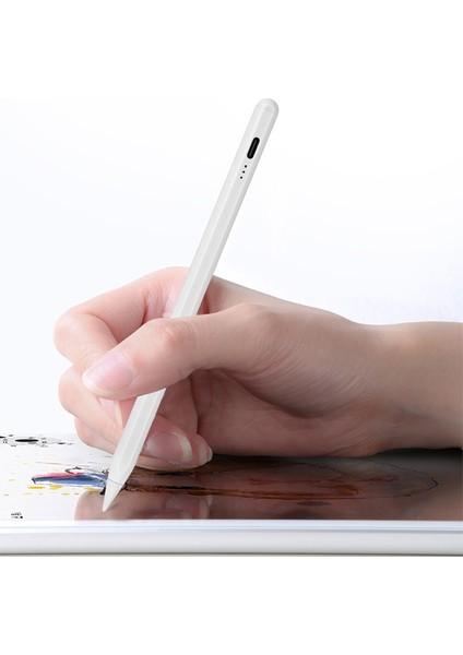 Ipad Beyaz Için Manyetik Anti-Mistouch Kapasitans Stylus (Yurt Dışından)