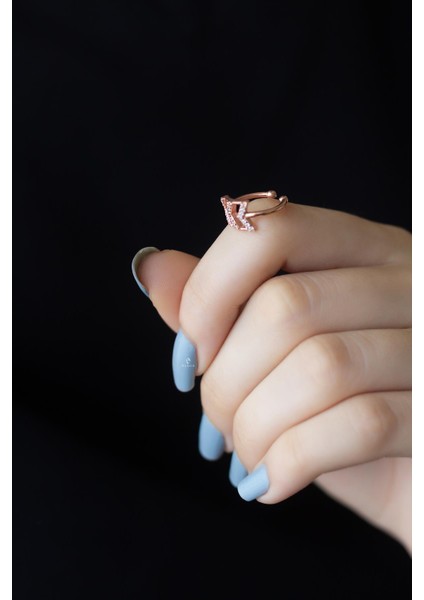 Beyaz Taşlı Halka Ok Model 925 Ayar Gümüş Kıkırdak Küpe Earcuff-Rose fiyatları