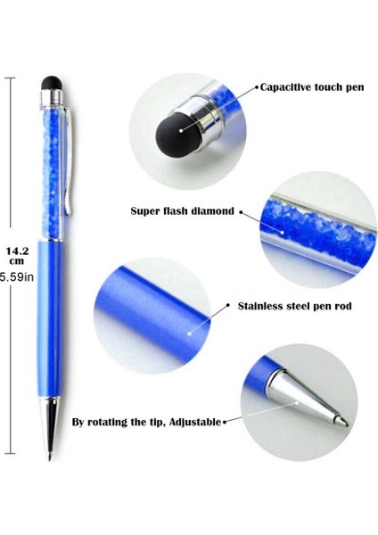 At-22 2'den 1 Evrensel Stylus Beyaz Kalem Beyaz (Yurt Dışından)