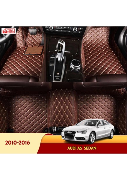 Audi A5 2010-2016 Sedan Araç 5d Havuzlu Suni Deri Oto Paspas