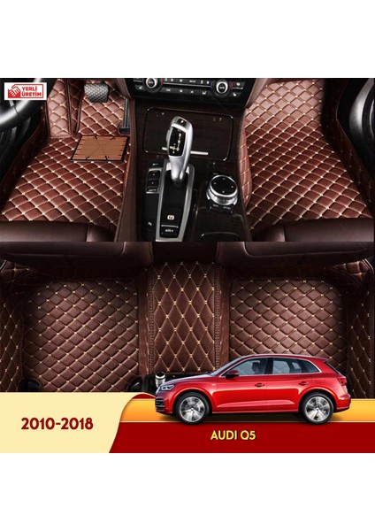 Audi Q5 2010-2018 Araç 5d Havuzlu Suni Deri Oto Paspas