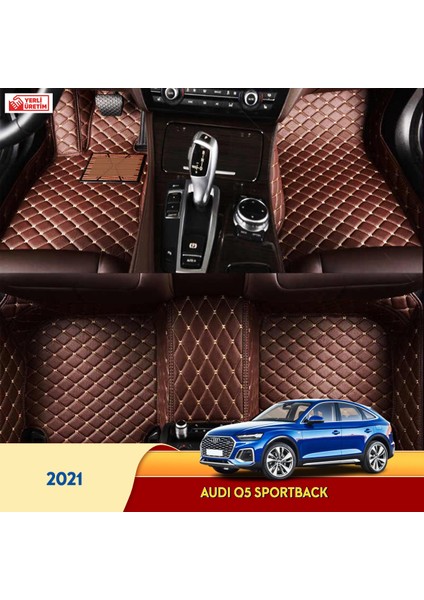 Audi Q5 Sportback 2021 Araç 5d Havuzlu Suni Deri Oto Paspas