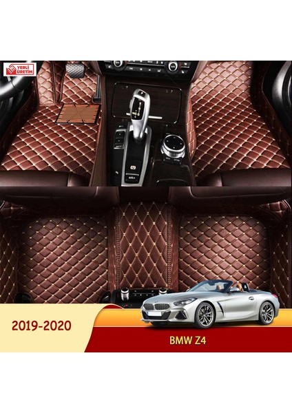 MİREN Bmw Z4 2019-2020 Uyumlu 5d Havuzlu Suni Deri OTO PASPAS