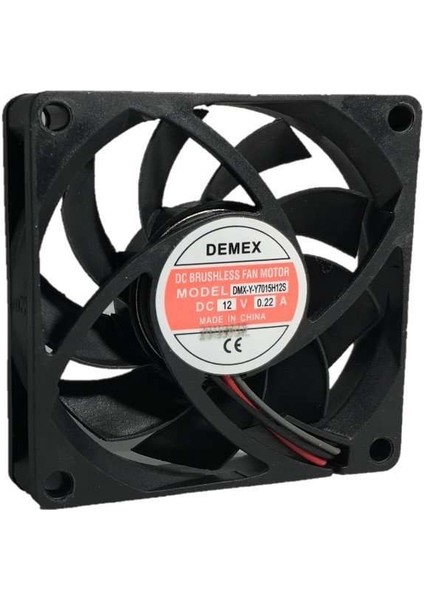 Kaizen Market Demex 70X70X15MM 12V Dc Kare Fan