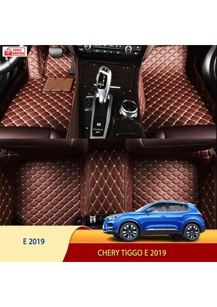 Chery Tiggo E 2019 Uyumlu 5d Havuzlu Suni Deri Oto Paspas