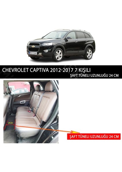 Chevrolet Captiva 2012-2017 7 Kişili Uyumlu 5d Havuzlu Suni Deri Oto Paspas