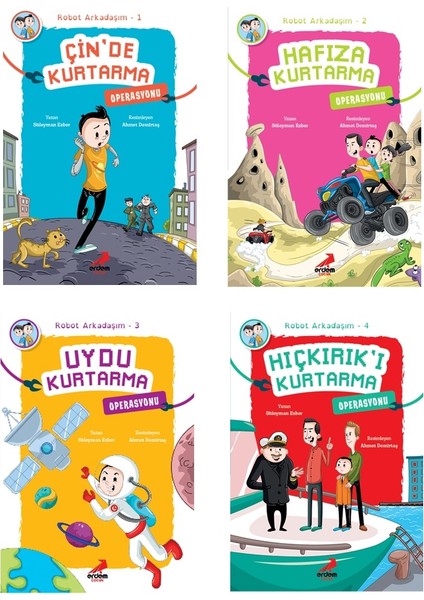 Robot Arkadaşım Seti (4 Kitap) - Süleyman Ezber