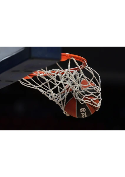 Marka Üç Renkli Basket Ağı/ (2 Adet - 1 Çift) Basket Filesi Floş Ip 3mm