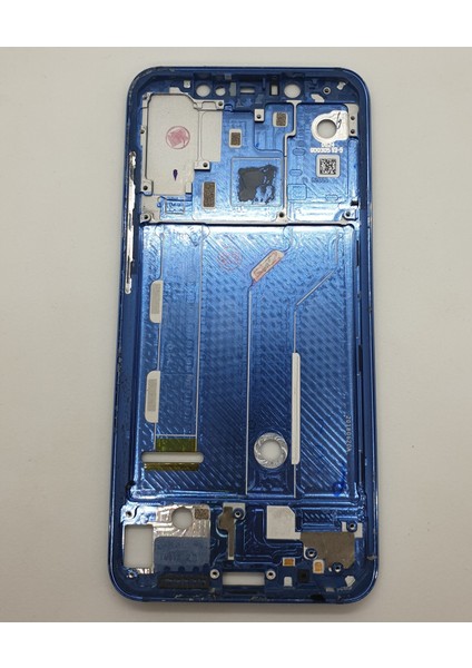 Xiaomi Mi 8 Iç Kasa Ekran Çerçevesi Çıtası Mavi Tuşsuz Kozmetik Kötü Orijinal