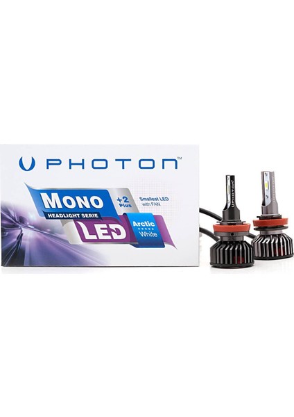 Mono LED Xenon H8 Şimşek Etkili