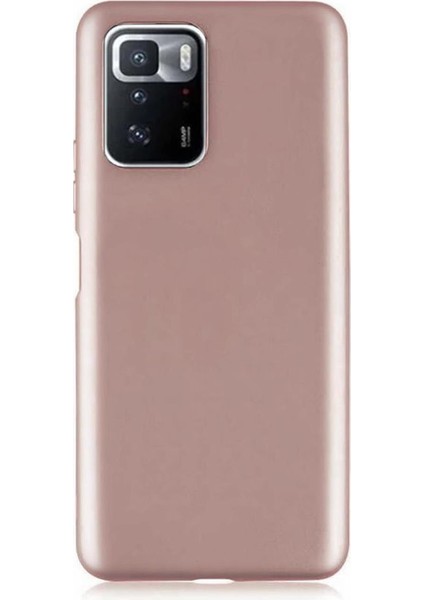 Xiaomi Redmi Note 10 Pro 5g Premium Matte Silikon Kılıf-Rosegold